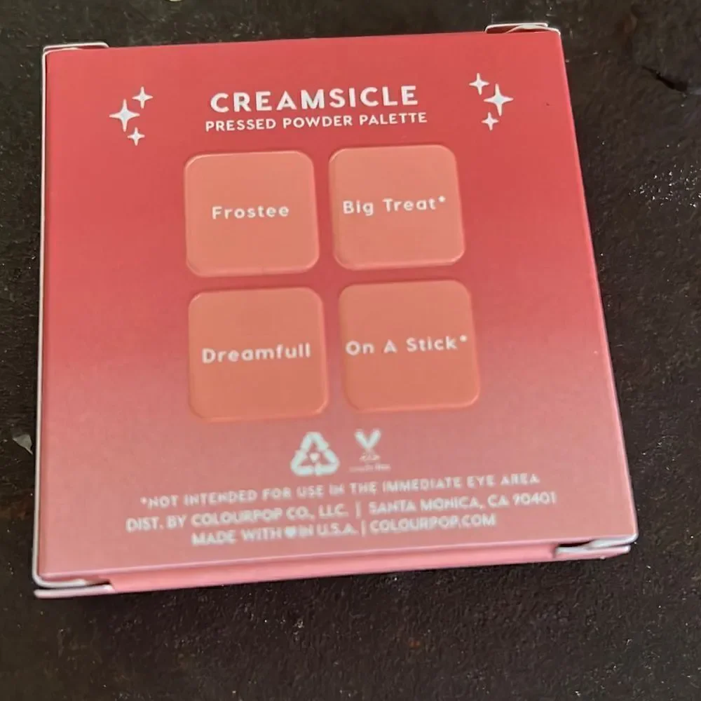 Colourpop Pressed Powder Palette Creamsicle